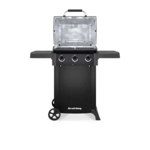 Grill Gazowy Broil King Gem 310 Shadow Black Knight | Kompaktowy Grill na Taras Balkon Ogród, 3 Palniki główne | Otwarty | Dynamic24 Bielsko-Biała