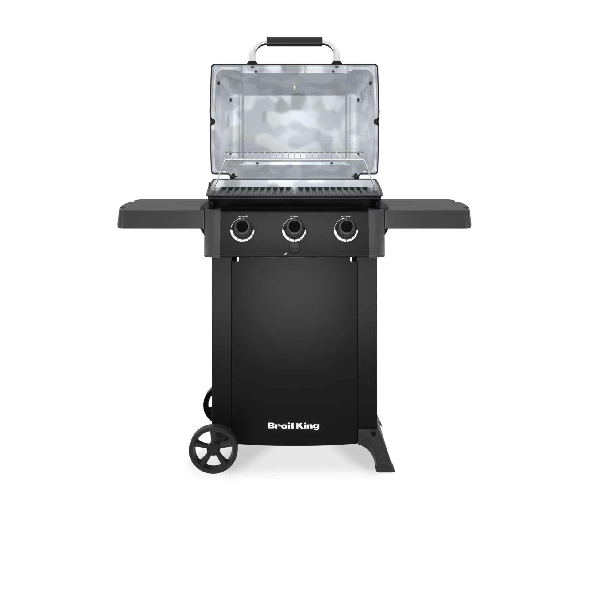 Grill Gazowy Broil King Gem 310 Shadow Black Knight | Kompaktowy Grill na Taras Balkon Ogród, 3 Palniki główne | Otwarty | Dynamic24 Bielsko-Biała