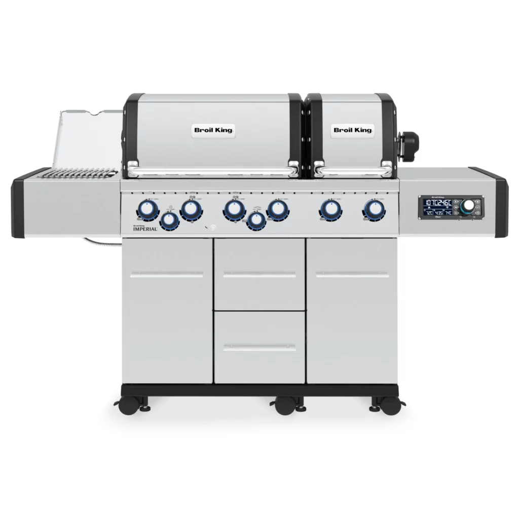 Grill Gazowy Broil King Imperial QS 690 IR | 2 Piekarniki, Palnik na Podczerwień IR, Zestaw Rożna, Stal Szlachetna, Autopilot iQue | Dynamic24 Bielsko-Biała