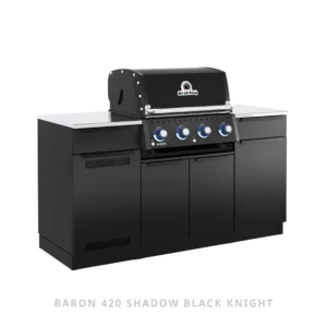 Wyspowa Kuchnia Ogrodowa Zabudowa Grillowa z Grillem Broil King Baron 420 Shadow Black Knight (2026) | Lewa | Dynamic24 Bielsko-Biała