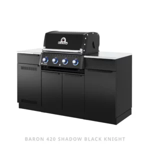 Wyspowa Kuchnia Ogrodowa Zabudowa Grillowa z Grillem Broil King Baron 420 Shadow Black Knight (2026) | Prawa | Dynamic24 Bielsko-Biała