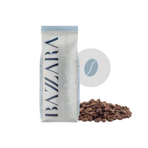 Bezkofeinowa Kawa ziarnista Bazzara Espresso Deca Brasil Santos