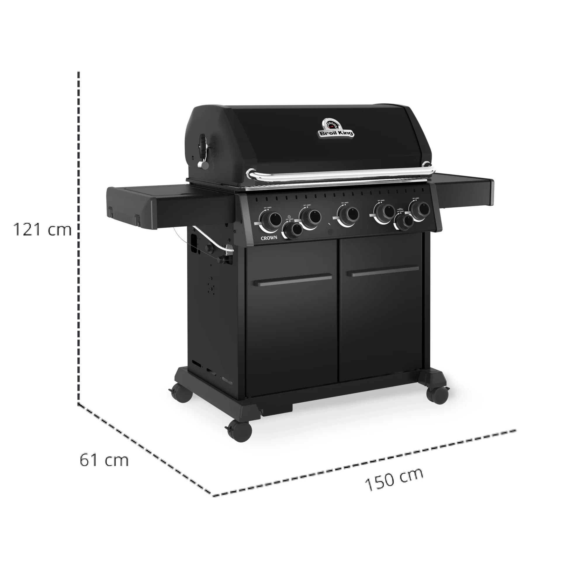 Grill Gazowy Broil King Crown 590 Shadow Black Knight 2026 (866183PL) - obrazek 6
