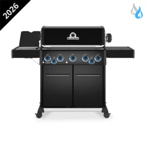 Grill Hybrid Ready Broil King Baron 590 IRX Shadow na Gaz Nowość 2026 Kuchenka Boczna na Podczerwień (IR), Zestaw Rożna Obrotowego, Grillowanie, Wędzenie, Smażenie, Gotowanie | Dynamic24 Bielsko-Biała