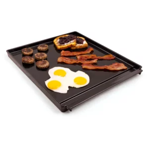 Duża Plancha Żeliwna Broil King do Grilli z Serii Regal i Imperial | Dwustronna | Przykład Wykorzystania | Smash Burgery, Smażenie | Dynamic24 Bielsko-Biała