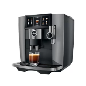 Ekspres do Kawy JURA J10 Twin (EA) Diamond Onyx | 2 Młynki, Cold Brew, Light Brew, Hot Brew, Sweet Foam, Wi-Fi | Pod Kątem - Lewa | Dynamic24 Bielsko-Biała