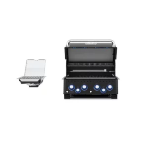 Gazowy grill do zabudowy Broil King Baron 490 IR Shadow BI Black Knight 2026 | 4 palniki główne, nowa farba, Palnik na Podczerwień IR, Zestaw Rożna Obrotowego | Otwarty | Dynamic24 Bielsko-Biała