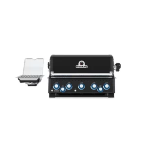 Gazowy grill do zabudowy Broil King Baron 590 IR Shadow BI Black Knight 2026 | 5 palników głównych, nowa farba, Palnik na Podczerwień IR, Zestaw Rożna Obrotowego | Front | Dynamic24 Bielsko-Biała