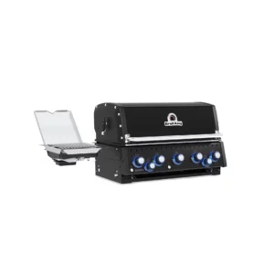 Gazowy grill do zabudowy Broil King Baron 590 IR Shadow BI Black Knight 2026 | 5 palników głównych, nowa farba, Palnik na Podczerwień IR, Zestaw Rożna Obrotowego | Lewa | Dynamic24 Bielsko-Biała