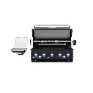 Gazowy grill do zabudowy Broil King Baron 590 IR Shadow BI Black Knight 2026 | 5 palników głównych, nowa farba, Palnik na Podczerwień IR, Zestaw Rożna Obrotowego | Przód Otwarty | Dynamic24 Bielsko-Biała