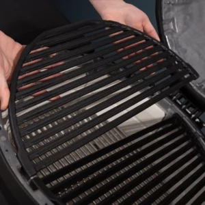 Grill Węglowy Broil King KEG Kamado Hybrid-Ready Pellet Smoker | 2 elementy dwustronnego rusztu żeliwnego | Dynamic24 Bielsko-Biała