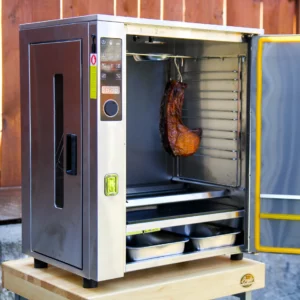 Profesjonalna wędzarnia elektryczna Bradley P10 Smoker z regulatorem PID i zaawansowanymi funkcjami cyfrowymi i automatyzacją | Wędzenie na wieszaku lifestyle | Dynamic24 Bielsko-Biała
