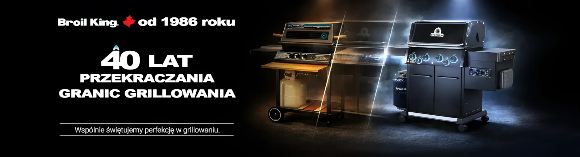 Baner na 40-lecie grilli marki Broil King | 20 lat w Bielsku-Białej | Dynamic24 Bielsko-Biała