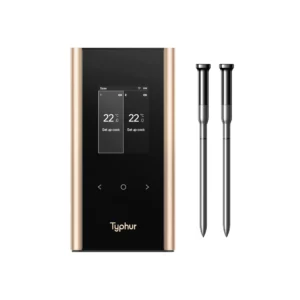 Bezprzewodowy inteligentny termometr Typhur Sync Gold Dual do grilla i mięs z WiFi i Bluetooth + 2 sondy Dynamic24 Bielsko-Biała