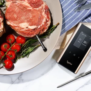 Bezprzewodowy inteligentny termometr Typhur Sync Gold Dual do grilla i mięs z WiFi i Bluetooth + 2 sondy Dynamic24 Bielsko-Biała