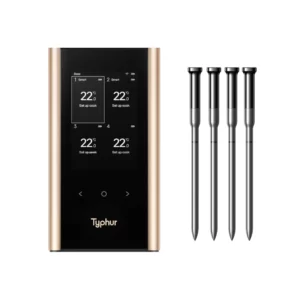 Bezprzewodowy inteligentny termometr Typhur Sync Gold Quad do grilla i mięs z WiFi i Bluetooth + 4 sondy Dynamic24 Bielsko-Biała