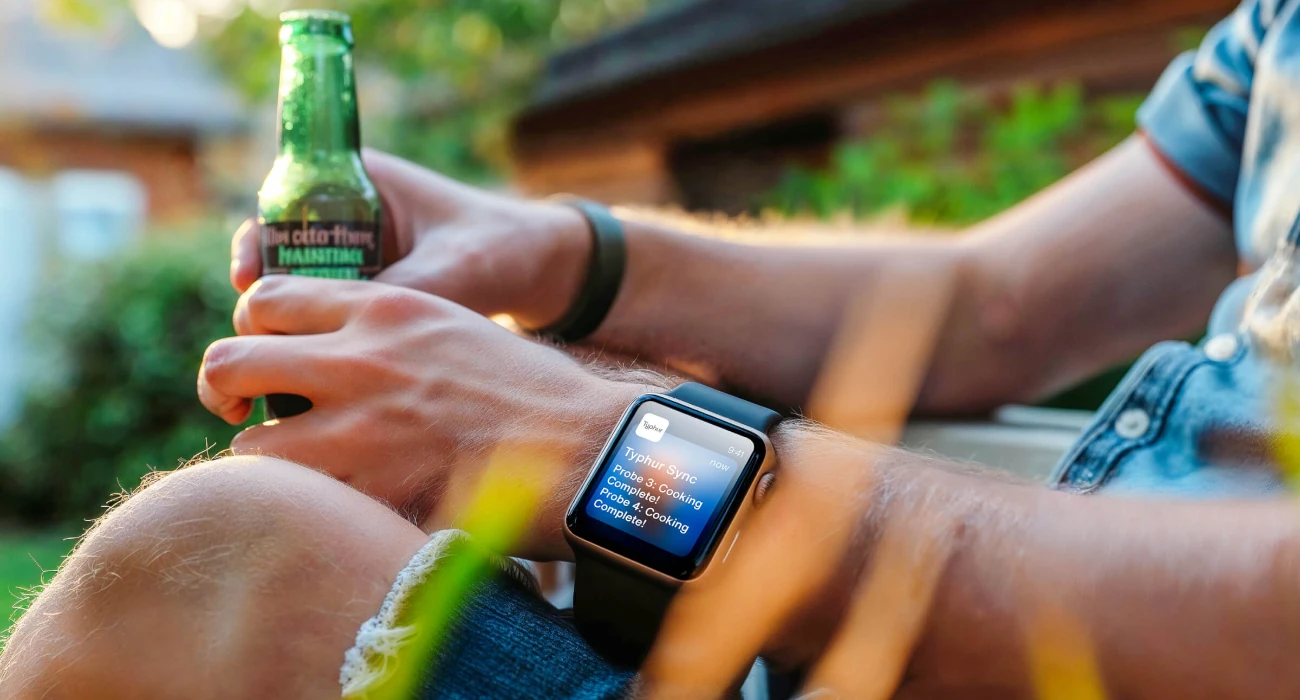 Powiadomienia z termometru na smartwatch