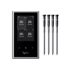 Bezprzewodowy inteligentny termometr Typhur Sync Quad do grilla i mięs z WiFi i Bluetooth + 4 sondy Dynamic24 Bielsko-Biała