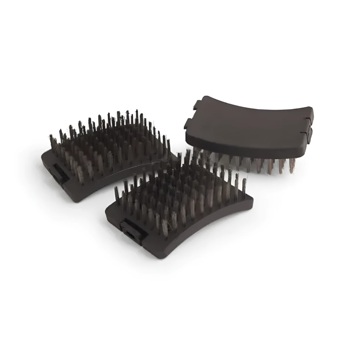 Replacement steel brush heads for Broil King Baron brushes 65603 3 pack