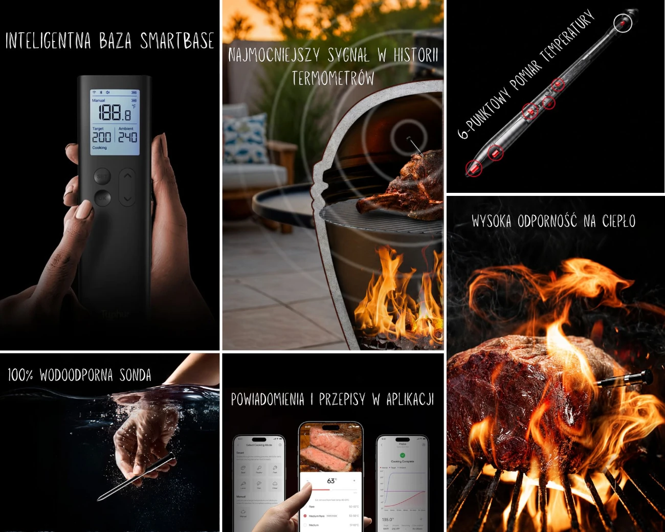 Możliwości i rozwiązania w termometrze Typhur Sync Gold Lite