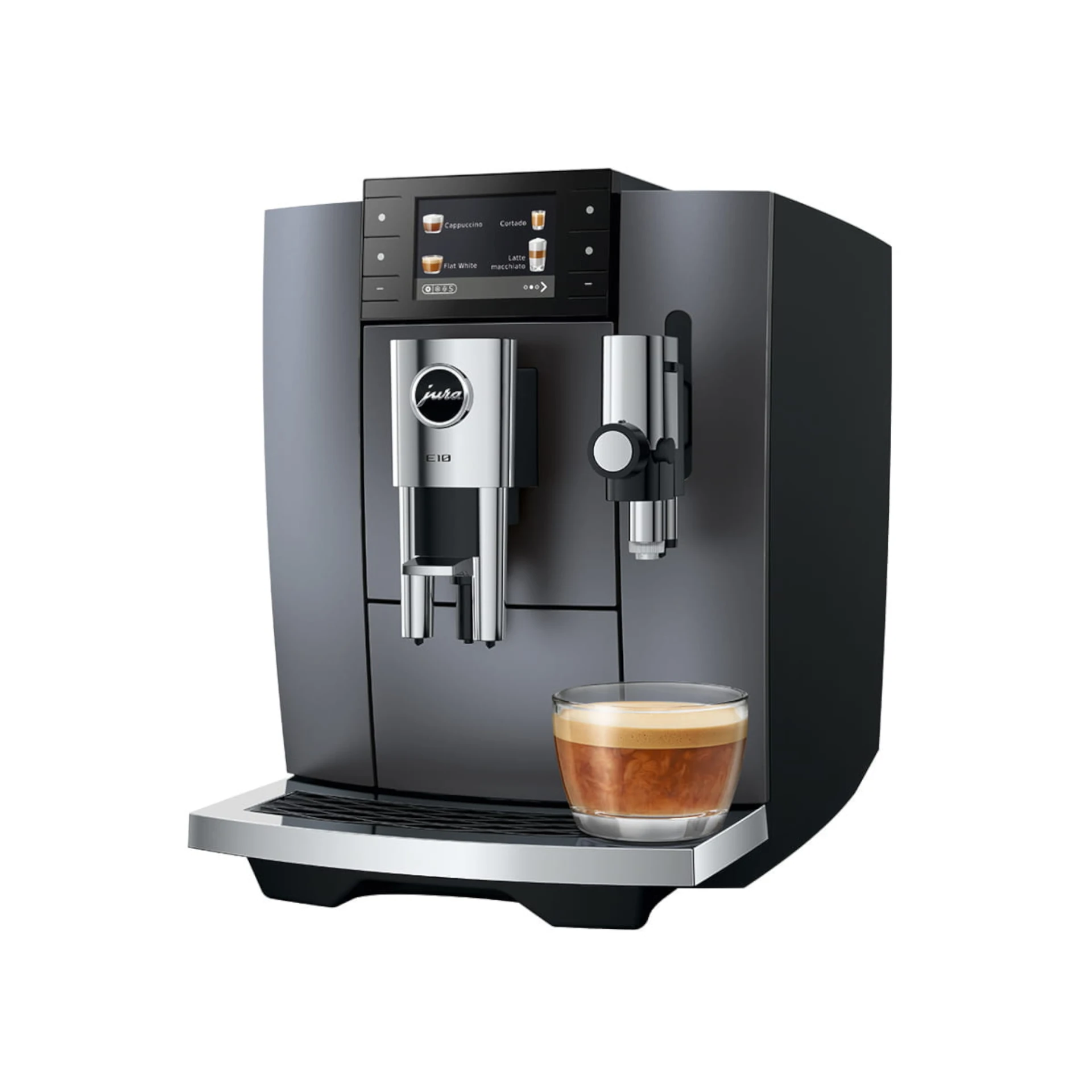 JURA E10 Onyx Grey EA Automatyczny Ekspres do Kawy z Funkcją Cold Brew Dynamic24 Bielsko-Biała