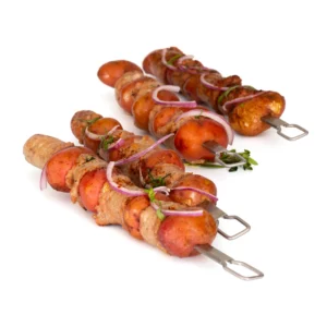 Podwójne szpikulce patyki do szaszłyków 30,5 cm Broil King na grilla i do pieczenia stal szlachetna 4 sztuki Dynamic24 Bielsko-Biała