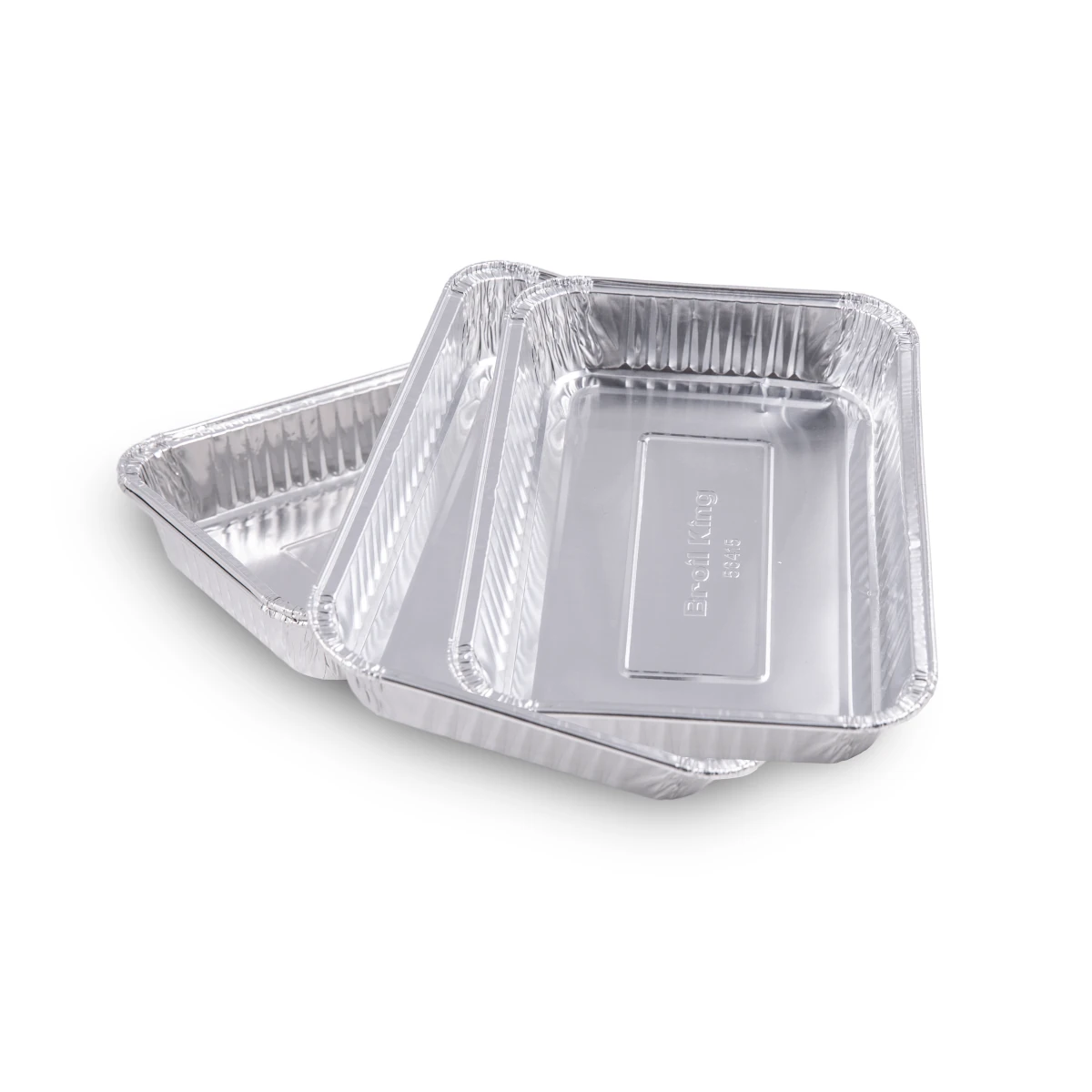 Zestaw trzech aluminiowych tacek ociekowych na tłuszcz Broil King 56415 dedykowanych do grilli z serii Baron.